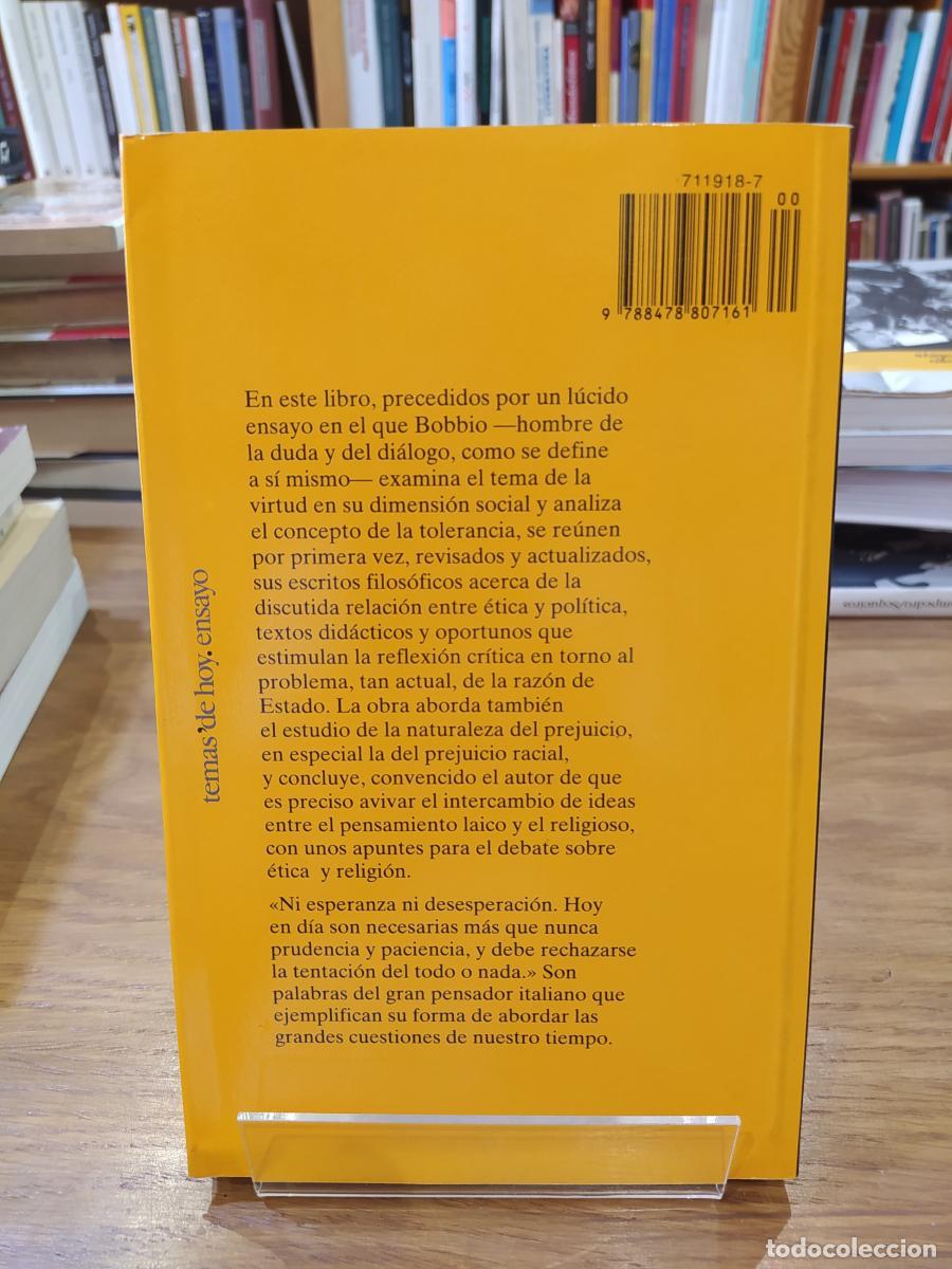 Libros: Elogio de la templanza - Bobbio, Norberto - Foto 2