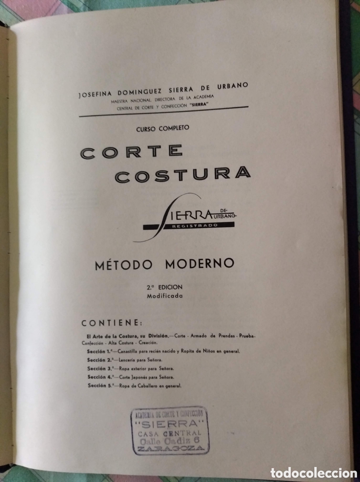 Libros: Libro antiguo de costura - Foto 2