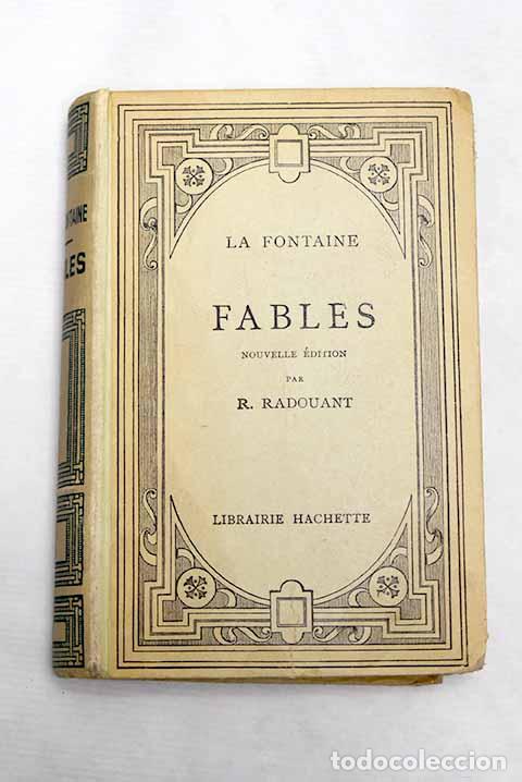 Libros: Fables: La Fontaine: Hachette..- La Fontaine - Foto 1