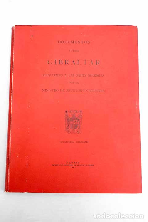 Libros: Documentos sobre Gibraltar - Foto 1
