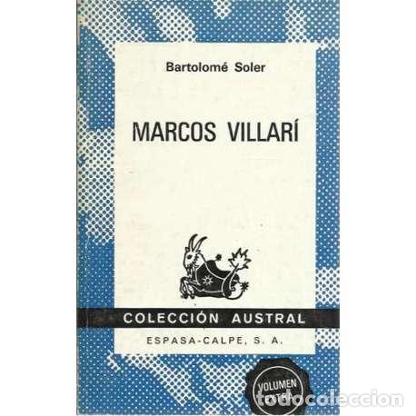 Libros: Marcos Villar&iacute; - Bartolome Soler - Foto 1