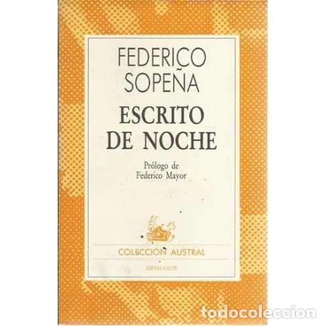 Libros: Escrito de noche - Federico Sope&ntilde;a - Foto 1