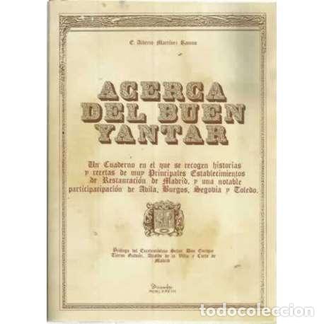 Libros: Acerca del buen yantar - Mart&iacute;nez Ramos, Alberto - Foto 1