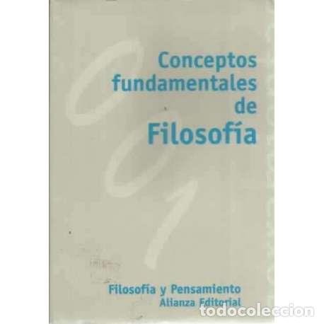 Libros: Conceptos fundamentaes de filosof&iacute;a - Thiebaut, Carlos - Foto 1