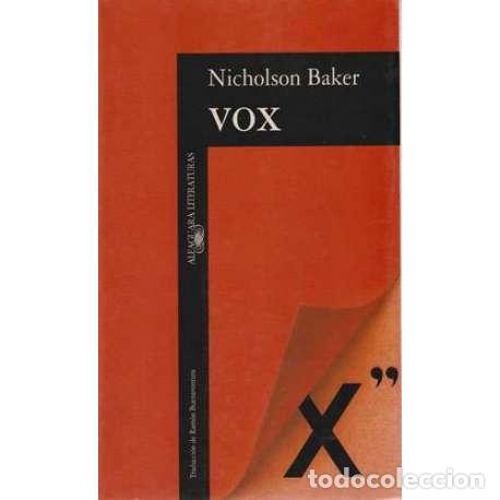 Libros: Vox - Nicholson Baker - Foto 1