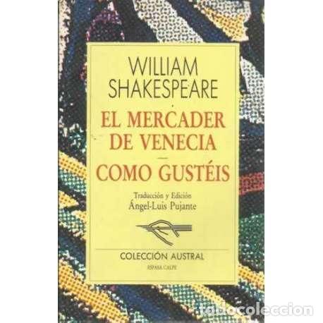 Libros: El mercader de Venecia. Como gust&eacute;is - Shakespeare, William - Foto 1