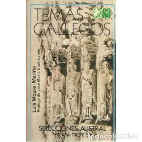 Libros: Temas gallegos - Moure Mari&ntilde;o, Luis - Foto 1