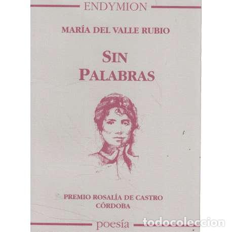 Libros: Sin palabras - Mar&iacute;a del Valle Rubio - Foto 1