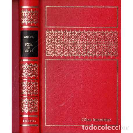 Libros: Obras Inmortales. Poema del Mio Cid - An&oacute;nimo - Foto 1