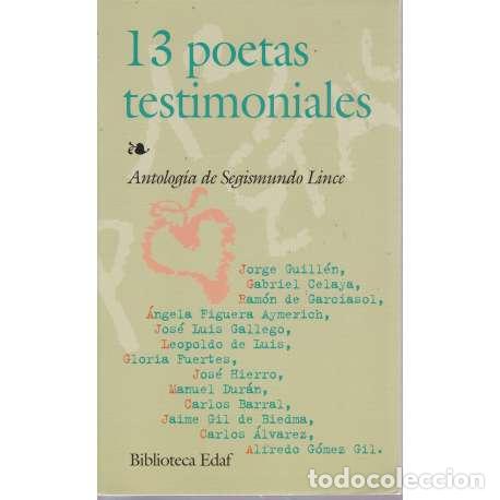 Libros: 13 poetas testimoniales - Lince, Segismundo - Foto 1