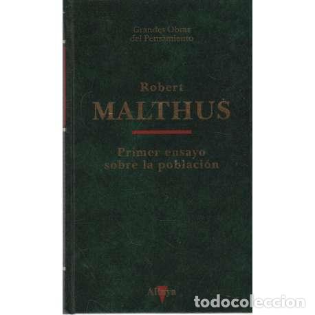 Libros: Primer ensayo sobre la poblaci&oacute;n - Malthus, Thomas Robert - Foto 1