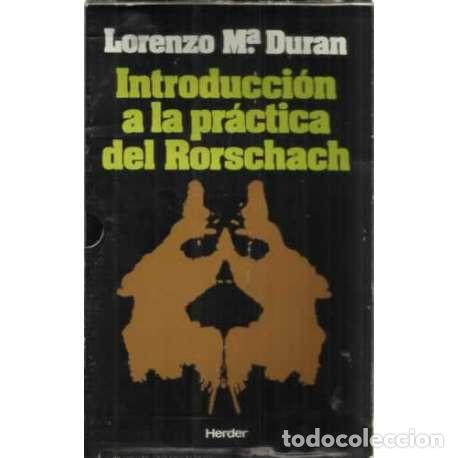 Libros: Introcuccion a la pr&aacute;ctica del Rorschach - Lorenzo M&ordm;. Duran - Foto 1
