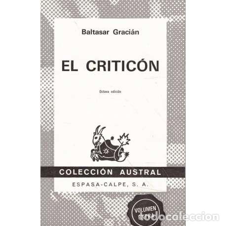 Libros: El critic&oacute;n - Graci&aacute;n, Baltasar - Foto 1