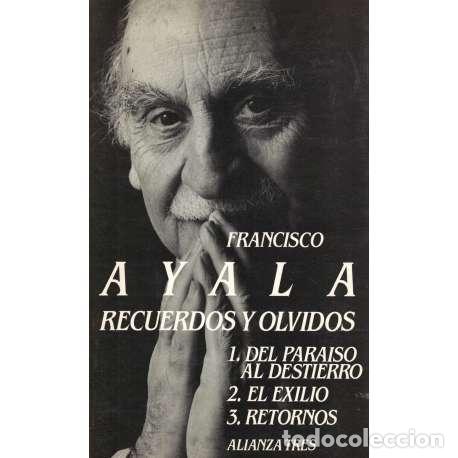 Libros: Recuerdos y olvidos - Ayala, Francisco - Foto 1