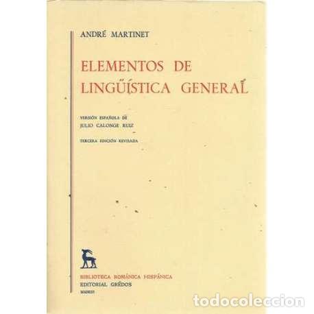 Libros: Elementos de ling&uuml;&iacute;stica general - Martinet, Andr&eacute; - Foto 1