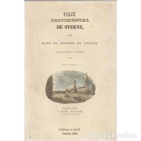 Libros: Viaje sentimental de Sterne - Laurence Sterne - Foto 1