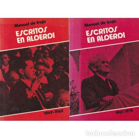 Libros: Escritos en Alderdi. 2 Tomos - Manuel de Irujo - Foto 1