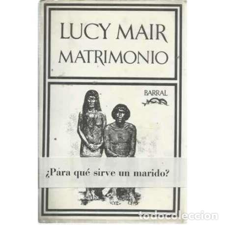 Libros: MATRIMONIO - Mair, Lucy - Foto 1