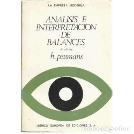 Libros: Analisis e interpretaci&oacute;n de balances - Peumans, H - Foto 1