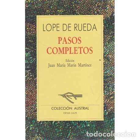 Libros: Pasos completos - de Rueda, Lope - Foto 1