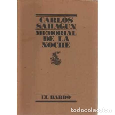 Libros: MEMORIAL DE LA NOCHE - Sahag&uacute;n, Carlos - Foto 1