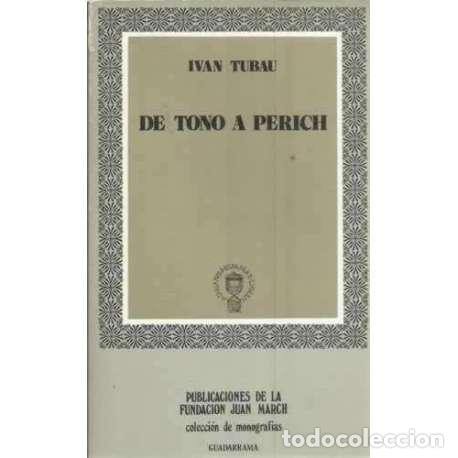 Libros: De Tono a Perich - Tubau, Iv&aacute;n - Foto 1