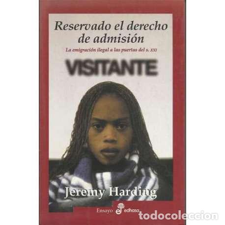 Libros: Reservado el derecho de admisi&oacute;n - Jeremy Harding - Foto 1