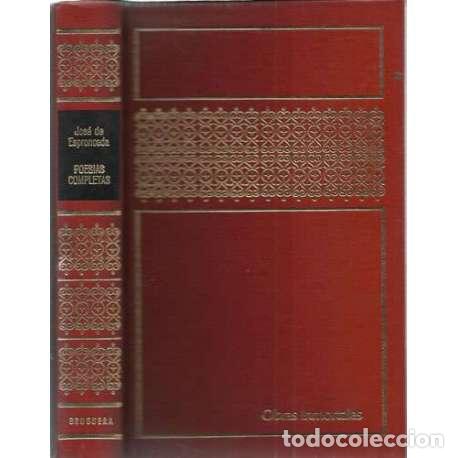 Libros: Poes&iacute;as completas - Jos&eacute; de Espronceda - Foto 1