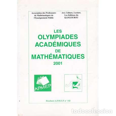 Libros: Les olympiades de math&eacute;matiques 2001 - VV.AA - Foto 1