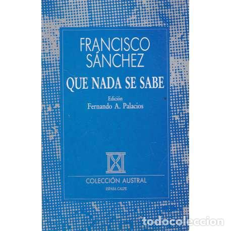Libros: Que nada se sabe - S&aacute;nchez, Francisco - Foto 1