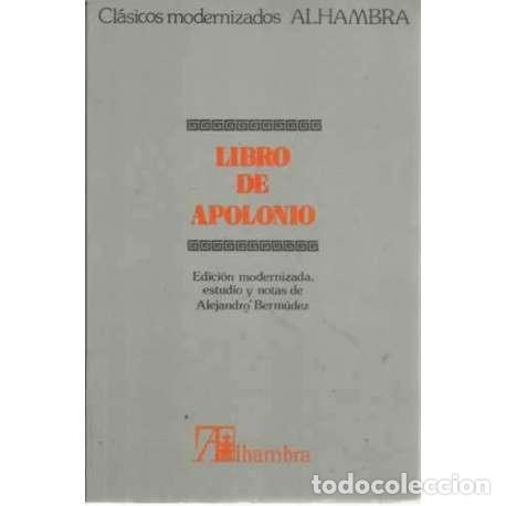 Libros: Libro de Apolonio - Berm&uacute;dez, Alejandro - Foto 1