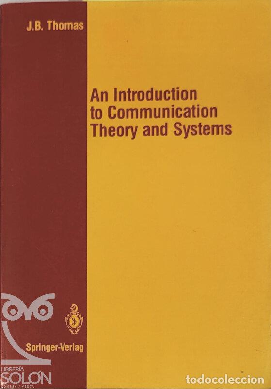 Libros: An Introduction to Communication Theory and Systems - John Bowman Thomas - Foto 1