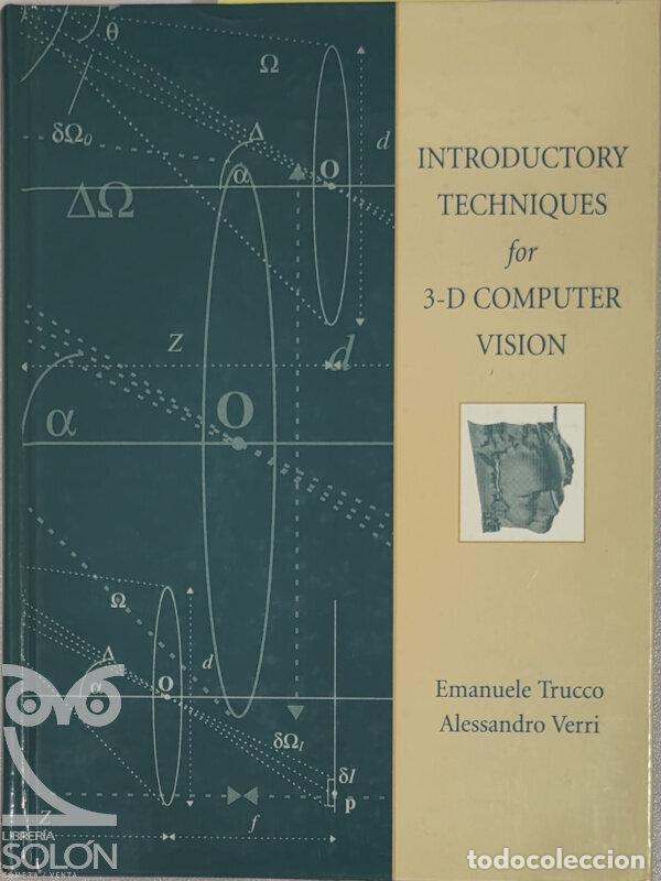Libros: Introductory Techniques for 3-D Computer Vision - Emanuele Trucco/Alessandro Verri - Foto 1