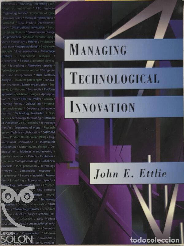 Libros: Managing Technological Innovation - John E. Ettlie - Foto 1