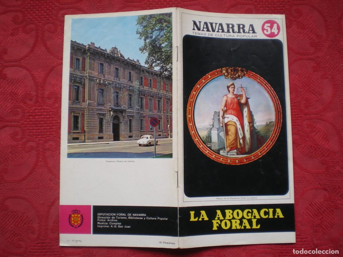 Livros em segunda m&atilde;o: NAVARRA TEMAS DE CULTURA POPULAR 54. LA ABOGAC&Iacute;A FORAL.