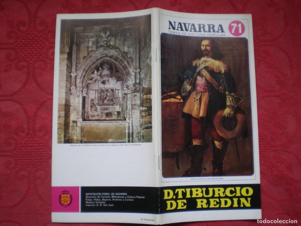 Livros em segunda m&atilde;o: NAVARRA TEMAS DE CULTURA POPULAR 71. D. TIBURCIO DE RED&Iacute;N.