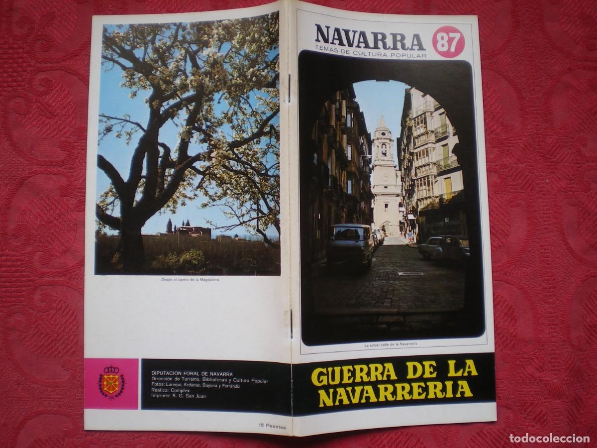 Libros: NAVARRA TEMAS DE CULTURA POPULAR 87. GUERRA DE LA NAVARRER&Iacute;A.