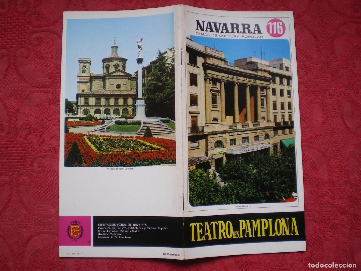Libros: NAVARRA TEMAS DE CULTURA POPULAR 116. TEATRO EN PAMPLONA.