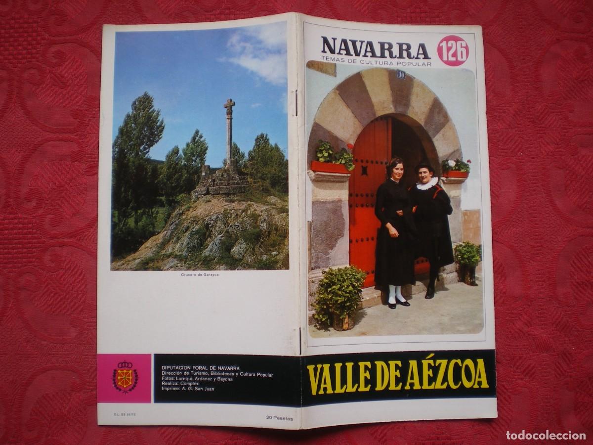 Libros: NAVARRA TEMAS DE CULTURA POPULAR 126. VALLE DE A&Eacute;ZCOA.