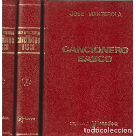 Libros: Cancionero Basco. 3 tomos - Manterola Beldarrain, Jos&eacute; - Foto 1