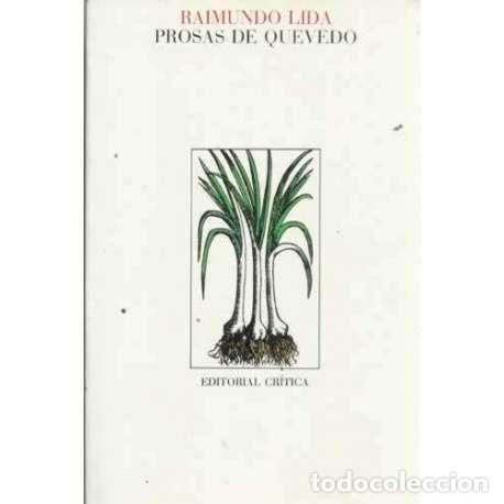 Libros: PROSAS DE QUEVEDO - Lida, Raimundo - Foto 1
