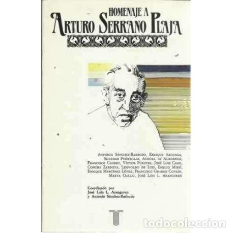 Libros: HOMENAJE A ARTURO SERRANO PLAJA - VV. AA. - Foto 1