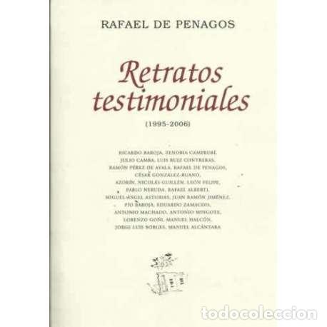 Libros: Retratos testimoniales (1995-2006) - Rafael de Penagos - Foto 1