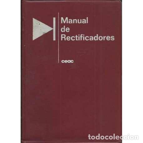 Libros: Manual de rectificadores - Francisco Ruiz Vassallo - Foto 1