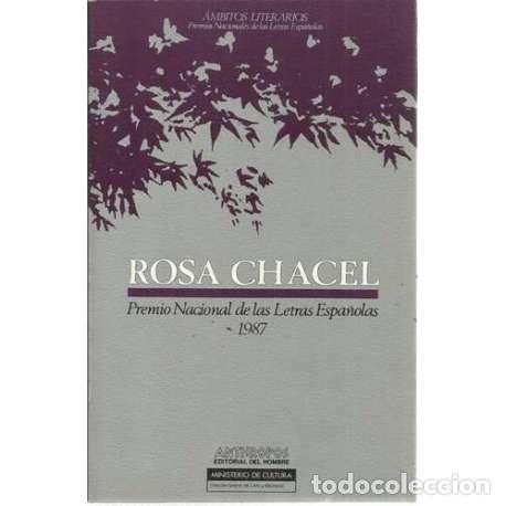 Libros: Rosa Chacel. Premio Nacional de las Letras Espa&ntilde;olas 1987 - VV.AA - Foto 1