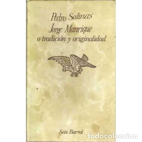 Libros: Jorge Manrique o tradici&oacute;n y originalidad - Salinas, Pedro - Foto 1