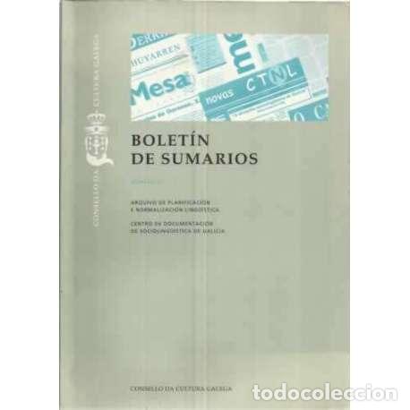 Libros: Bolet&iacute;n de sumarios. N&uacute;mero 1 - VV. AA. - Foto 1