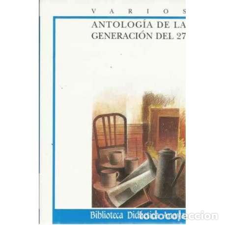 Libros: Antolog&iacute;a de la generaci&oacute;n del 27 - VV. AA. - Foto 1