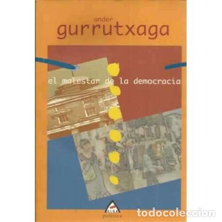 Libros: El malestar de la democracia - Ander Gurrutxaga - Foto 1