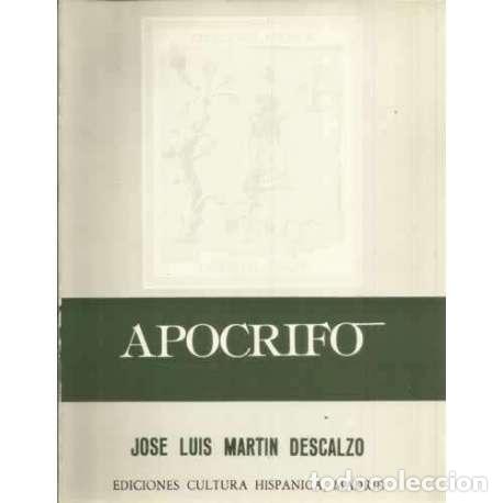 Libros: Apocrifo - Mart&iacute;n Descalzo, Jos&eacute; Luis - Foto 1
